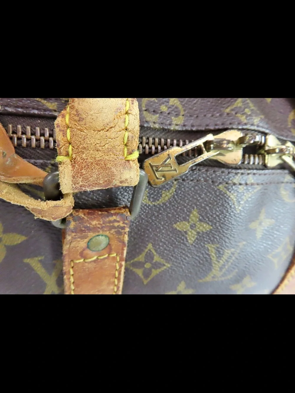 Louis Vuitton Monogram Travel Duffle in Brown and Tan